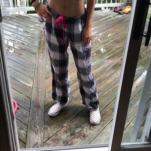 plaid pajama pants